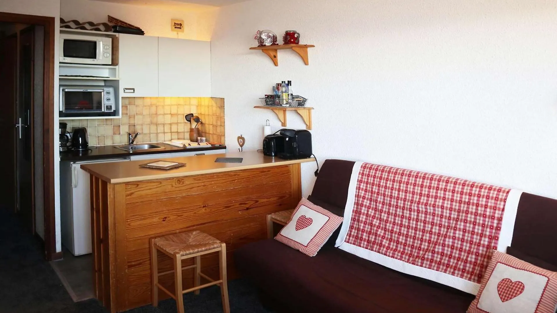 アパート Studio Pour 4 Pers. Aux Orres 1650, Acces Direct Pistes - Fr-1-322-551 レ・ゾル